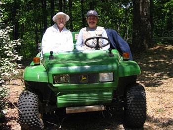 Pat and Mary Ann on Gator